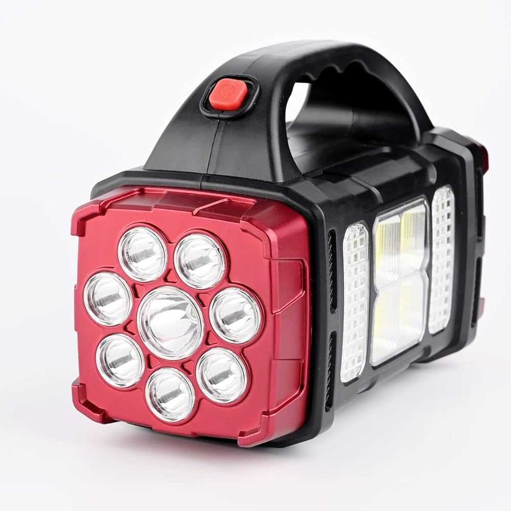 2-in-1 Solar Rechargeable LED Handy Light – Dual-Sided Emergency Bulb